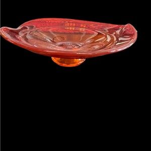 Viking Epic bowl, gorgeous , unique, persimmon, glows